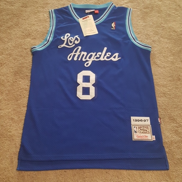 kobe bryant blue throwback jersey